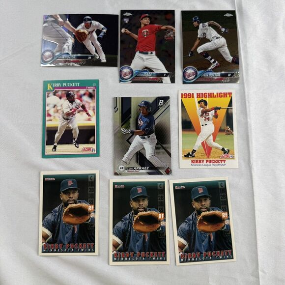 67 Minnesota Twins NM Cards Lot Hand Picked All Stars Parallels Chrome Topps HOF - Picture 8 of 9